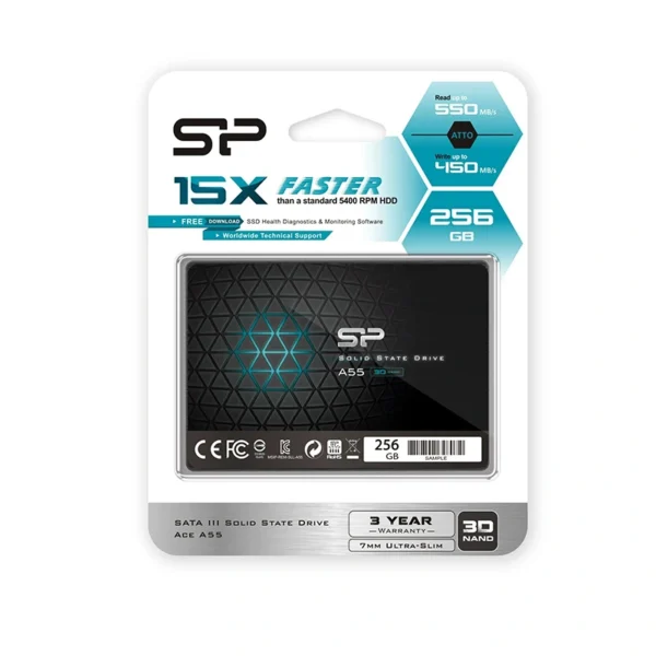 Disque dur SSD SATA 2.5″ Silicon Power Ace A55 – Image 2